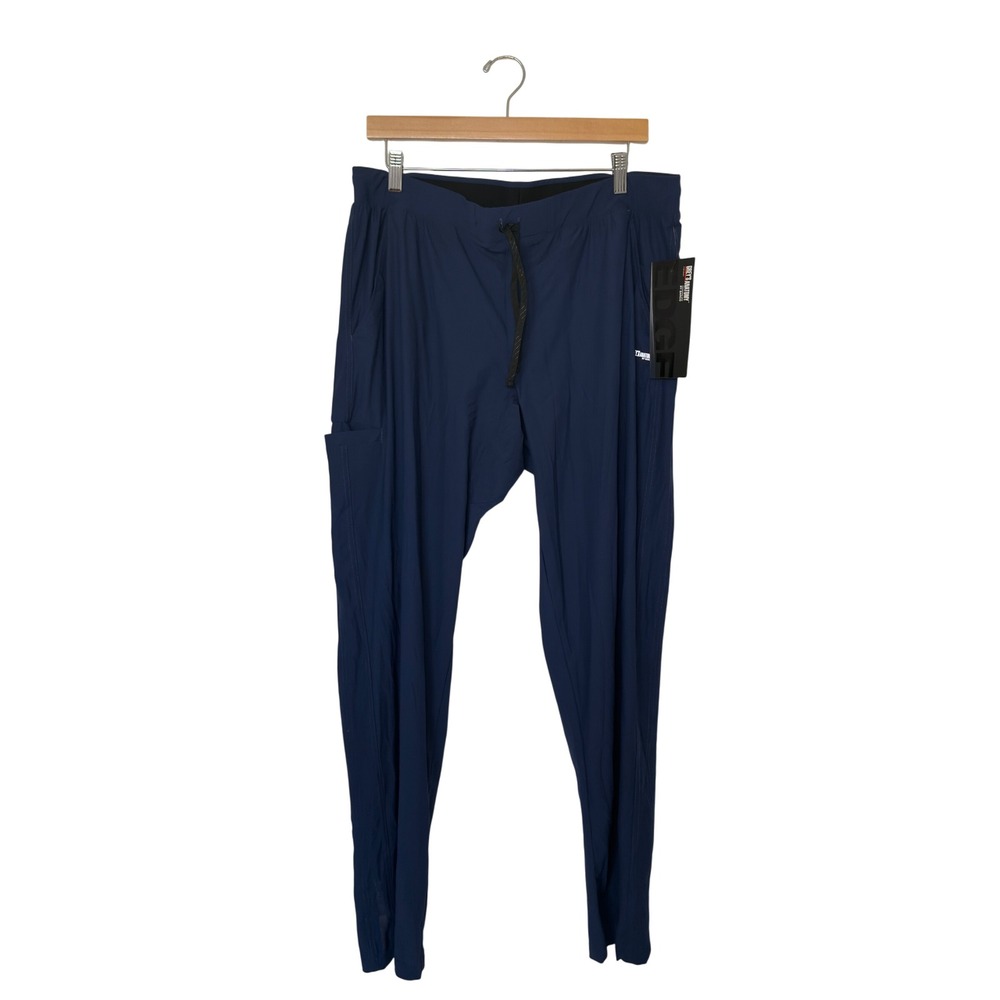 Greys Anatomy By Barco Edge Larg Blue 5 Pocket Comfort Waist Welt Cargo Pants
